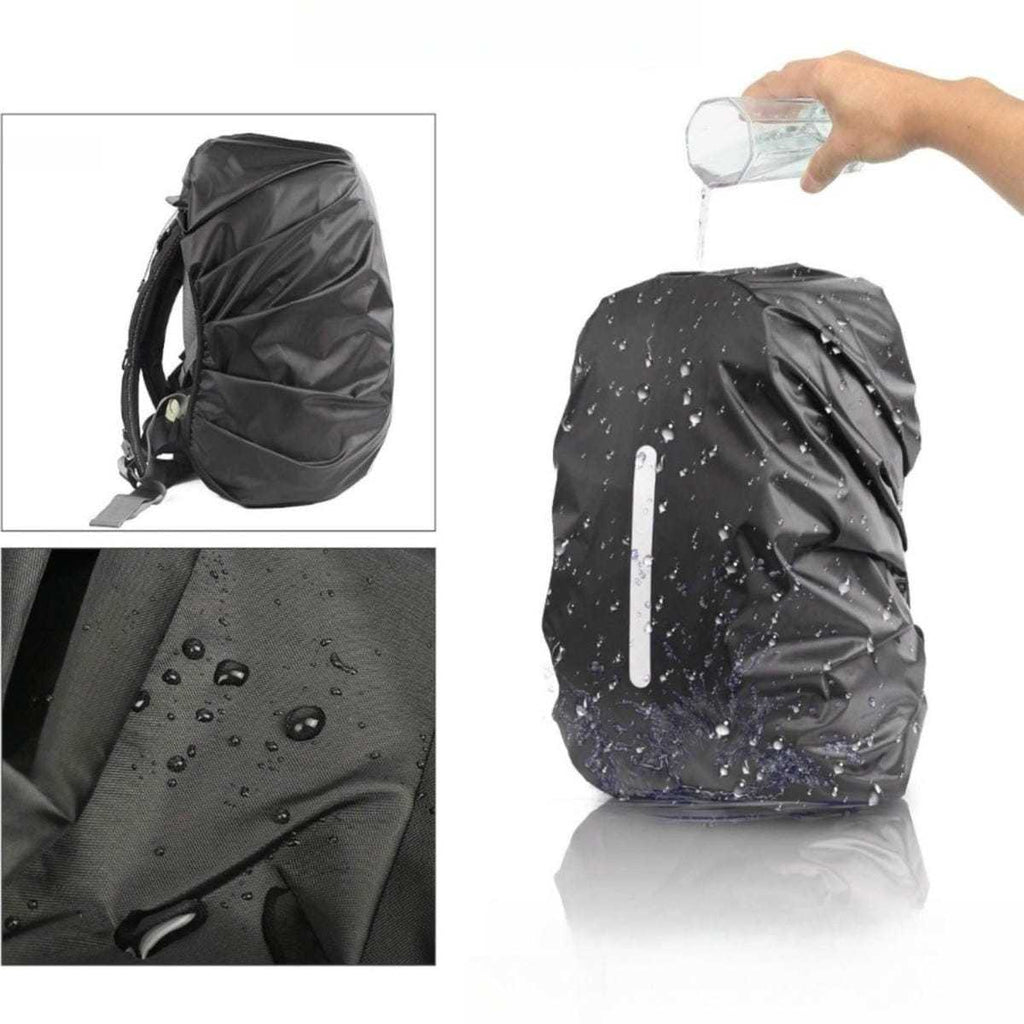 Couverture sac à dos Taille M En noir et vert - Couverture de protection pour les sacs à dos et les voyages - Acce