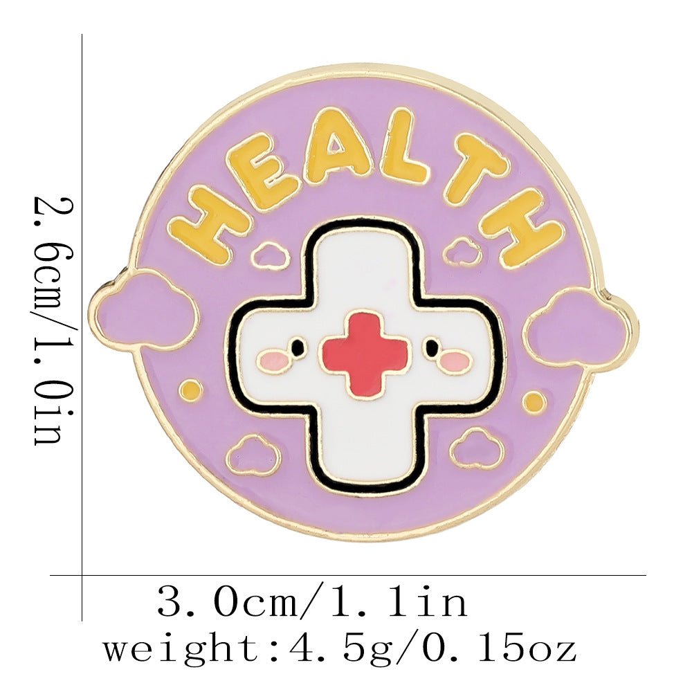 Cartoon créatif Medical Angel Brooch