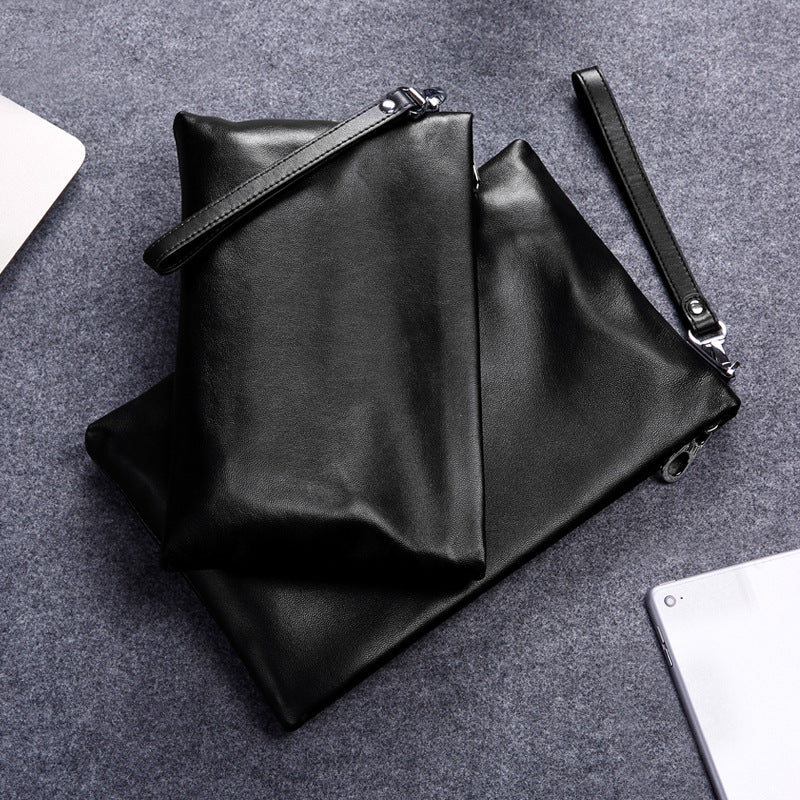 Sac pour hommes en cuir véritable Inclutch occasionnel