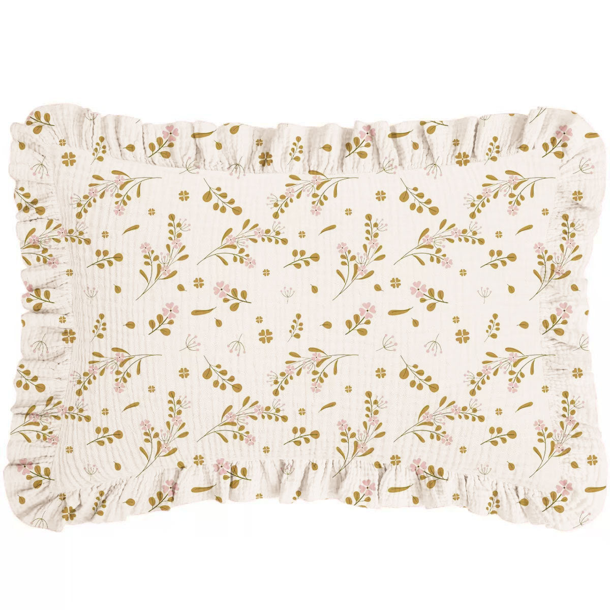 Coussin en coton respirant Gauze Ruffle pour enfants