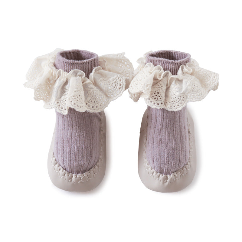Chaussettes de sol Soft Semelle Chaussures bébé pour tout-petit