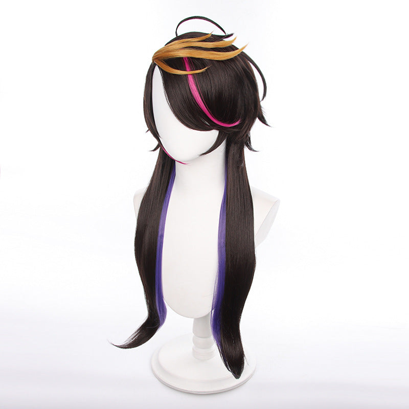 ShuYamino Cos Perruque Faits saillants Long Trailing Hair
