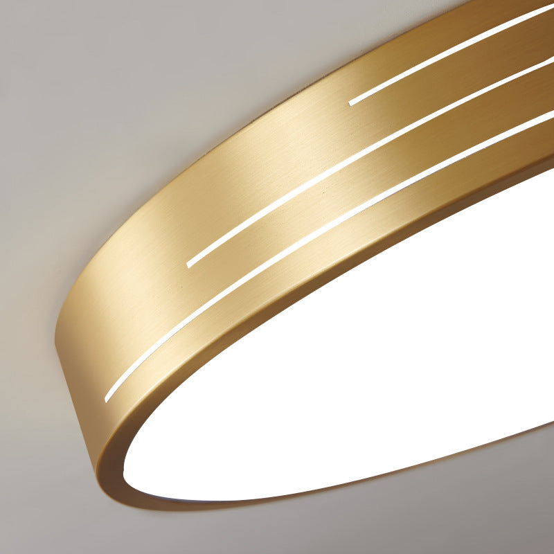 Luminaire de plafond à DEL tout cuivre à usage domestique simple