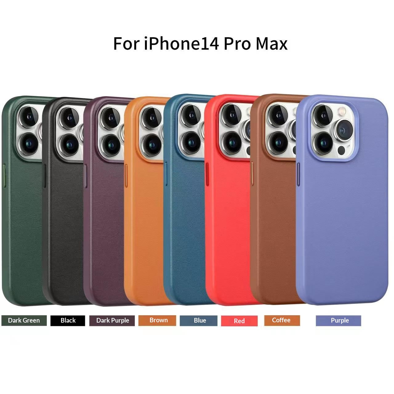 Cas officiel de téléphone de protection magnétique en cuir