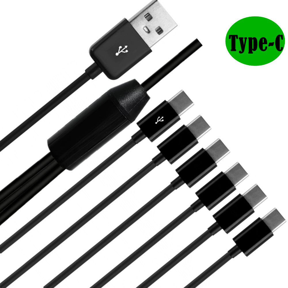 Câble de charge USB 1 à 6