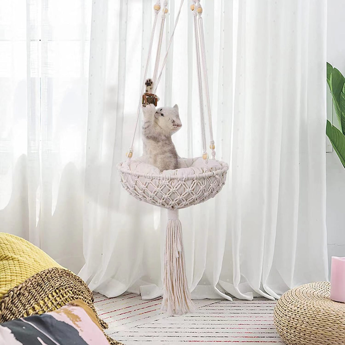 Chat Hammock suspension Nest Basket Swing