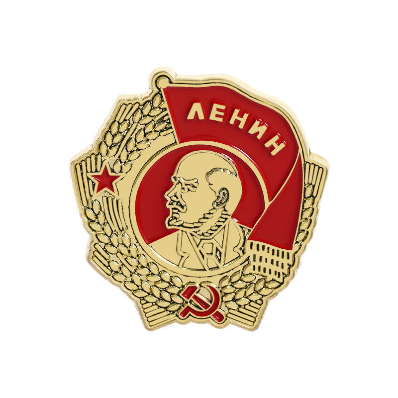 Devis Lettre Français Brooches Créatives Badges et Pins