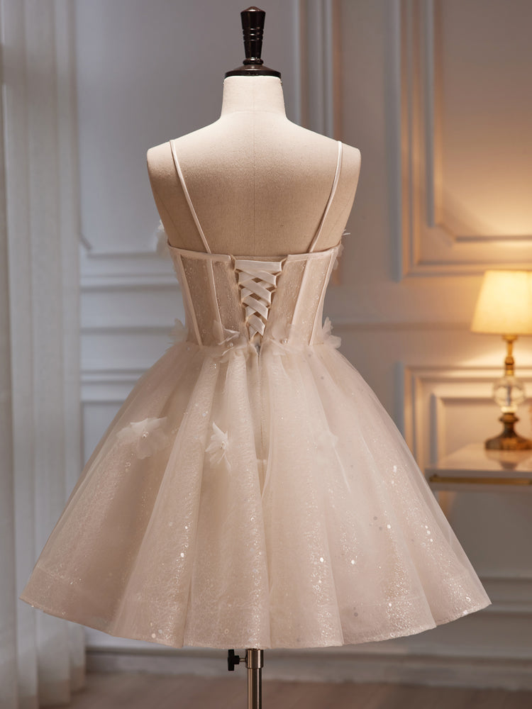Robe d'anniversaire avec Suspender Puffy Jupe