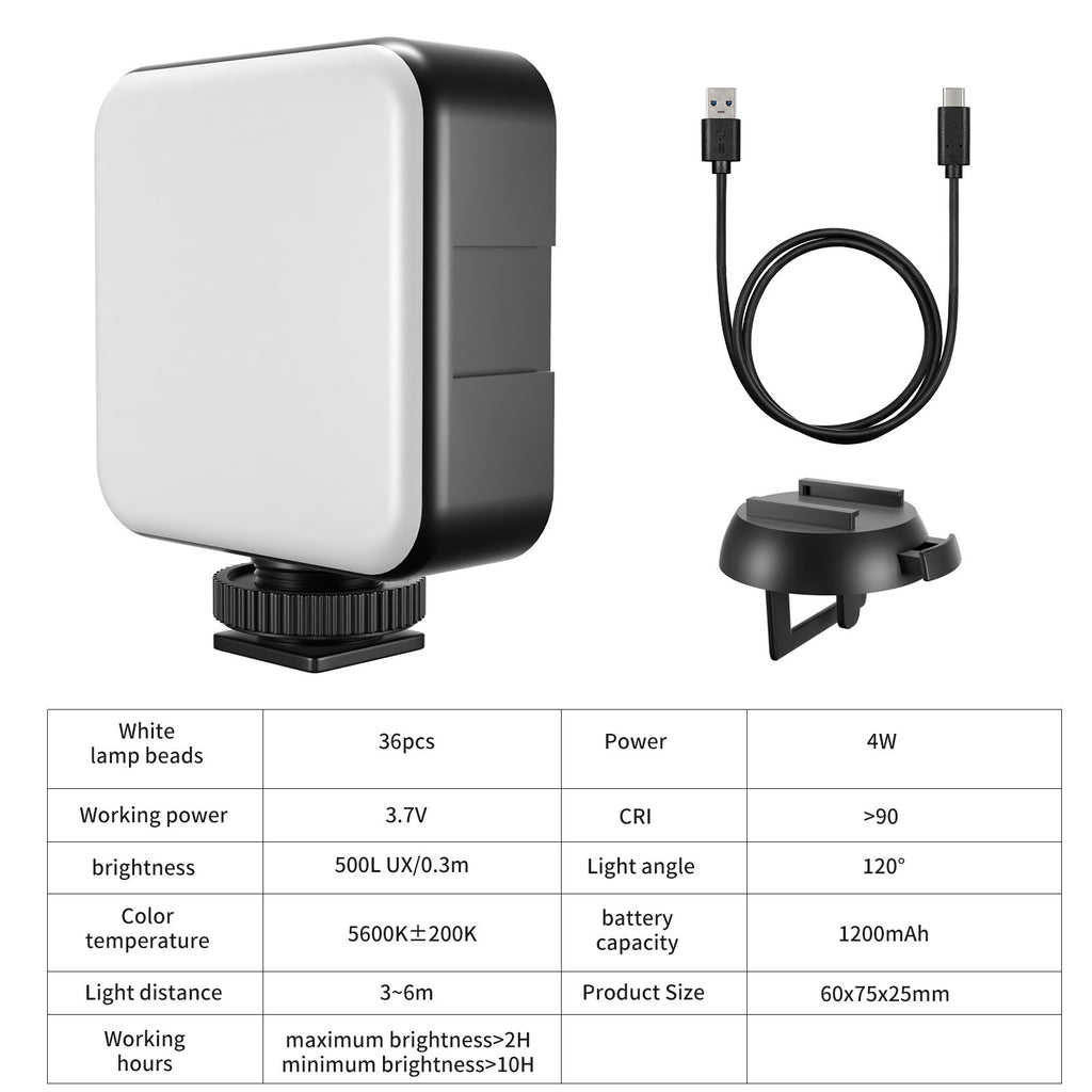 SOONPHO Vidéo Conférence 5600K LED vidéo lumière Cube Ordinateur portable
