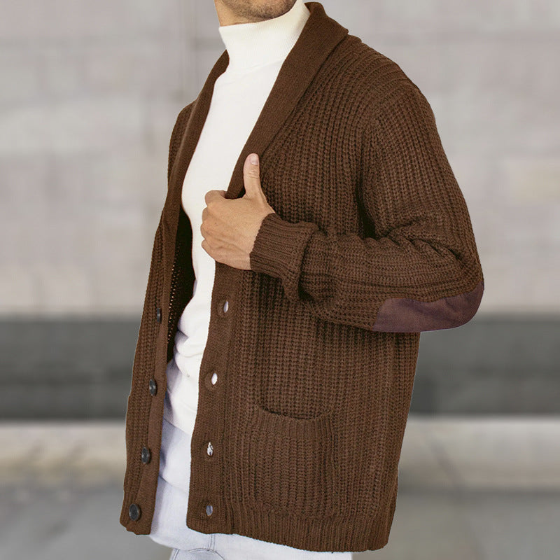 Chandails à effet suède fashionnable pour hommes