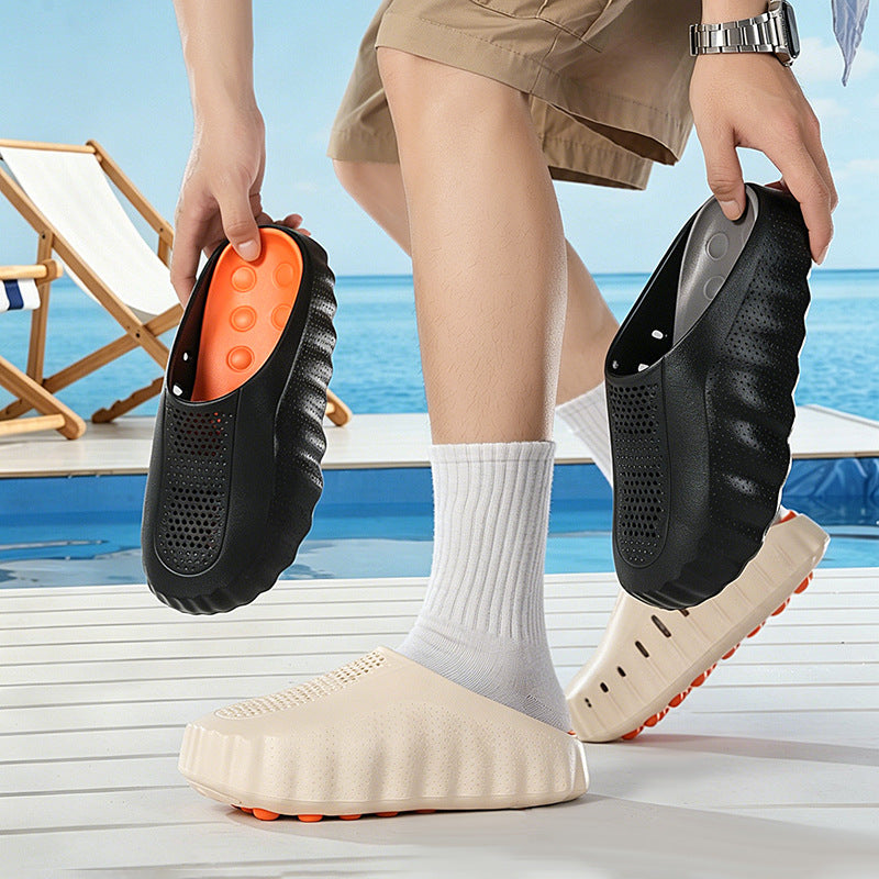 Chaussures de trou de la semelle Chunky sur Internet pour les hommes augmentant et slimming
