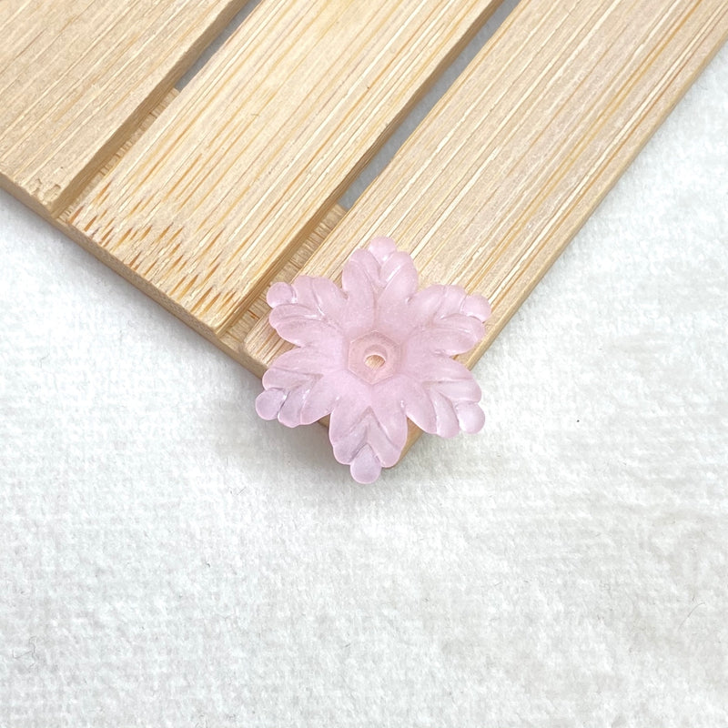 Matte Acrylic Snowflake Spacers