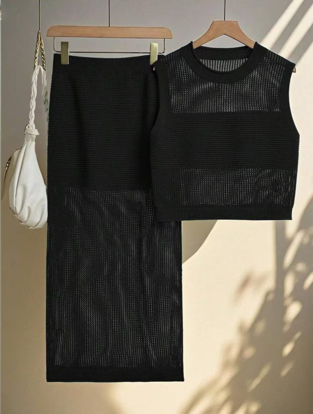 Ensemble de Vestes sans manches Slim-fit de style européen et américain