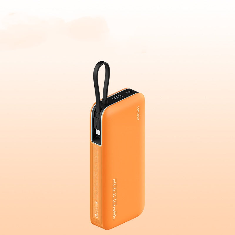 20000 MA Mobile Power PD Fast Charge avec câble Power Bank