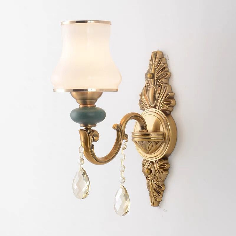 Céramique cristal mur sconce pour salon chambre et Villa côté lit