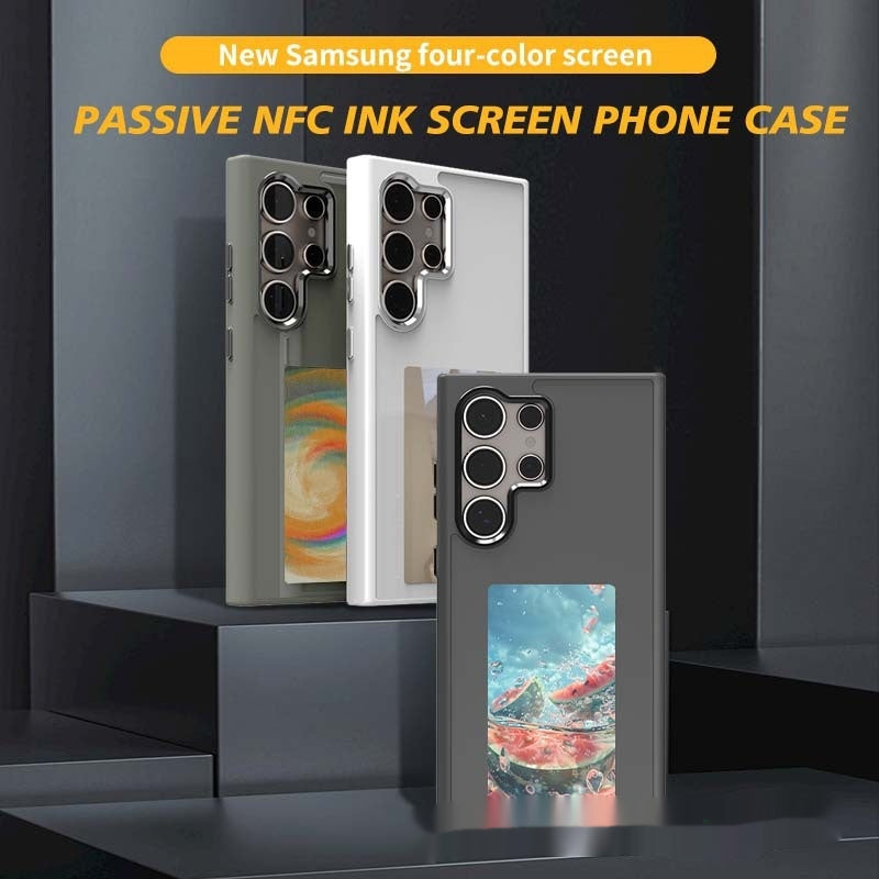Couleur E-ink Screen Phone Case Changement d'écran de projection avec tournage