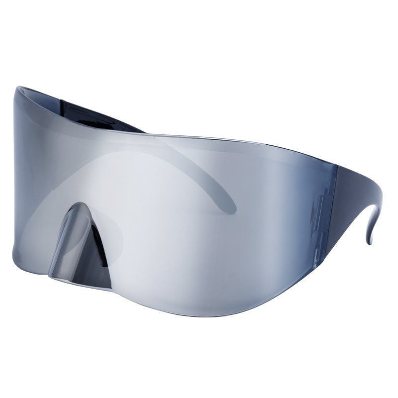Lunettes de soleil de cyclisme extérieur Mercure pour femmes European and American One-Piece Large Frame S