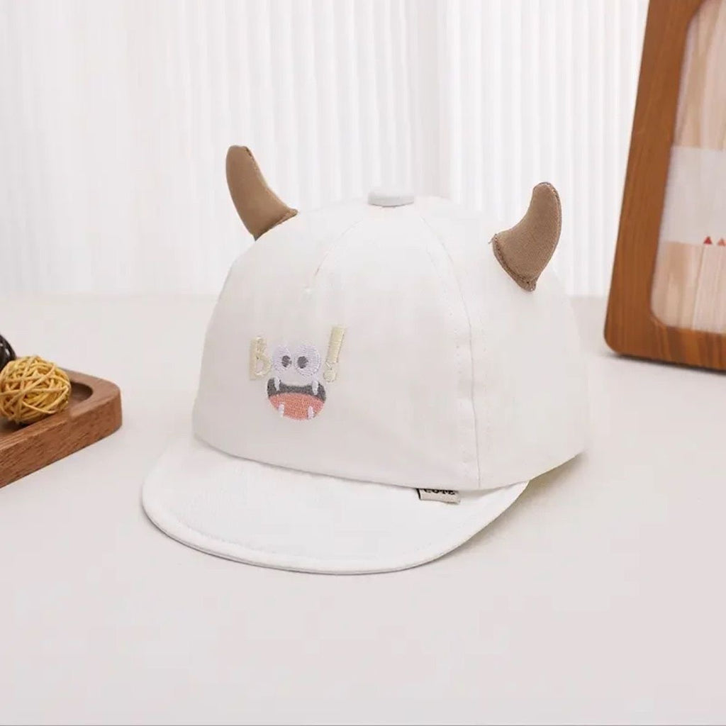 Summer Baby 3D Monster Horned Boo Monster Mignon Expression brodée Soft Mignon enfant' Styl