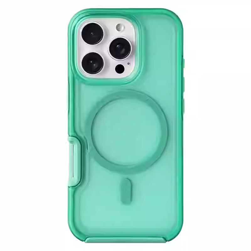 Cas de téléphone magnétique de haute qualité Matte simple tout compris anti-chutes