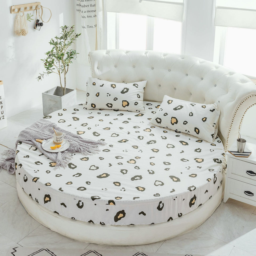 Table ronde Bedspread Hotel Hôtel Matelas Protecteur