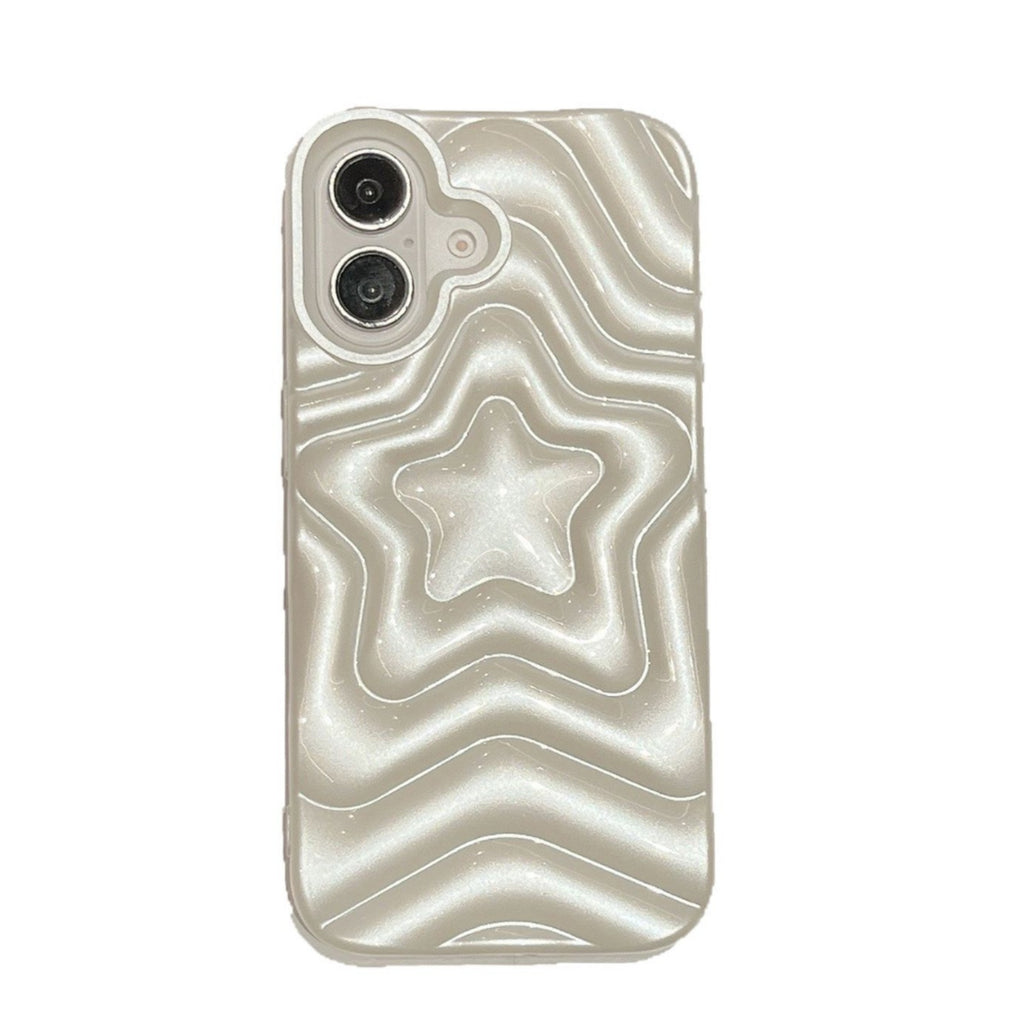 Perlescent White Étangage tridimensionnel XINGX Cas de téléphone