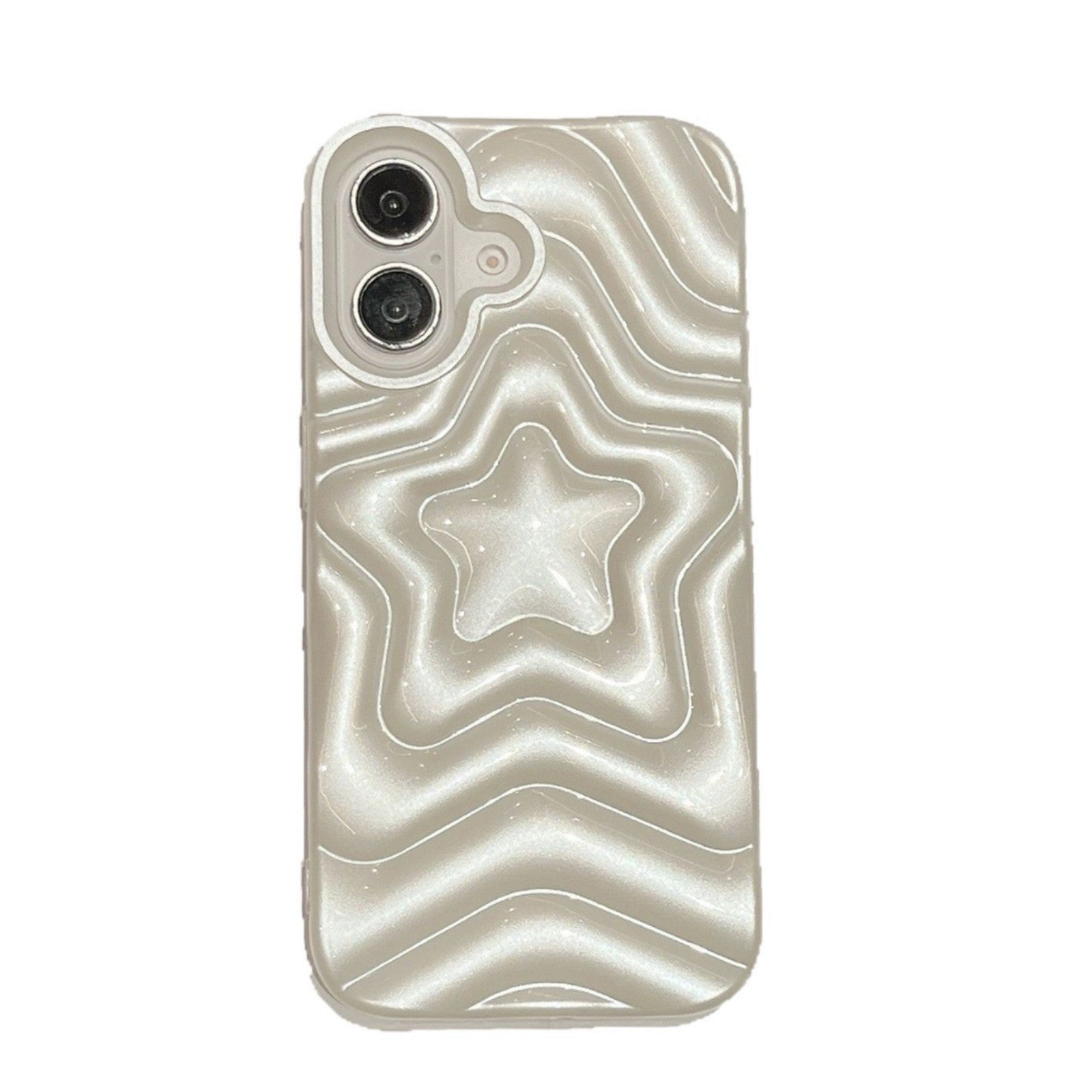 Perlescent White Étangage tridimensionnel XINGX Cas de téléphone