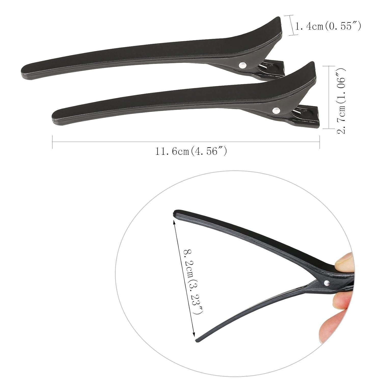 Cadeaux de fête: Clip cheveux noirs