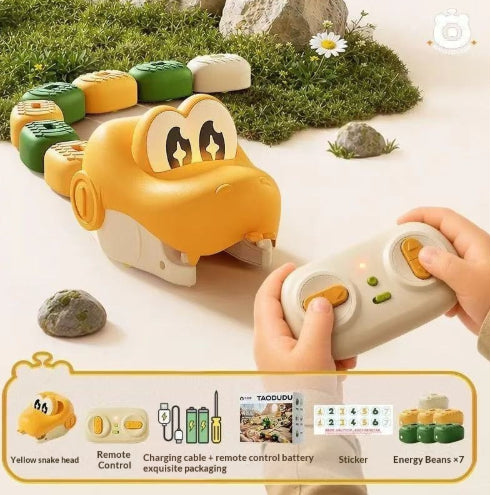 Jouet électrique télécommandé Magnetic Swallowing Snake Cadeau éducatif pour les enfants