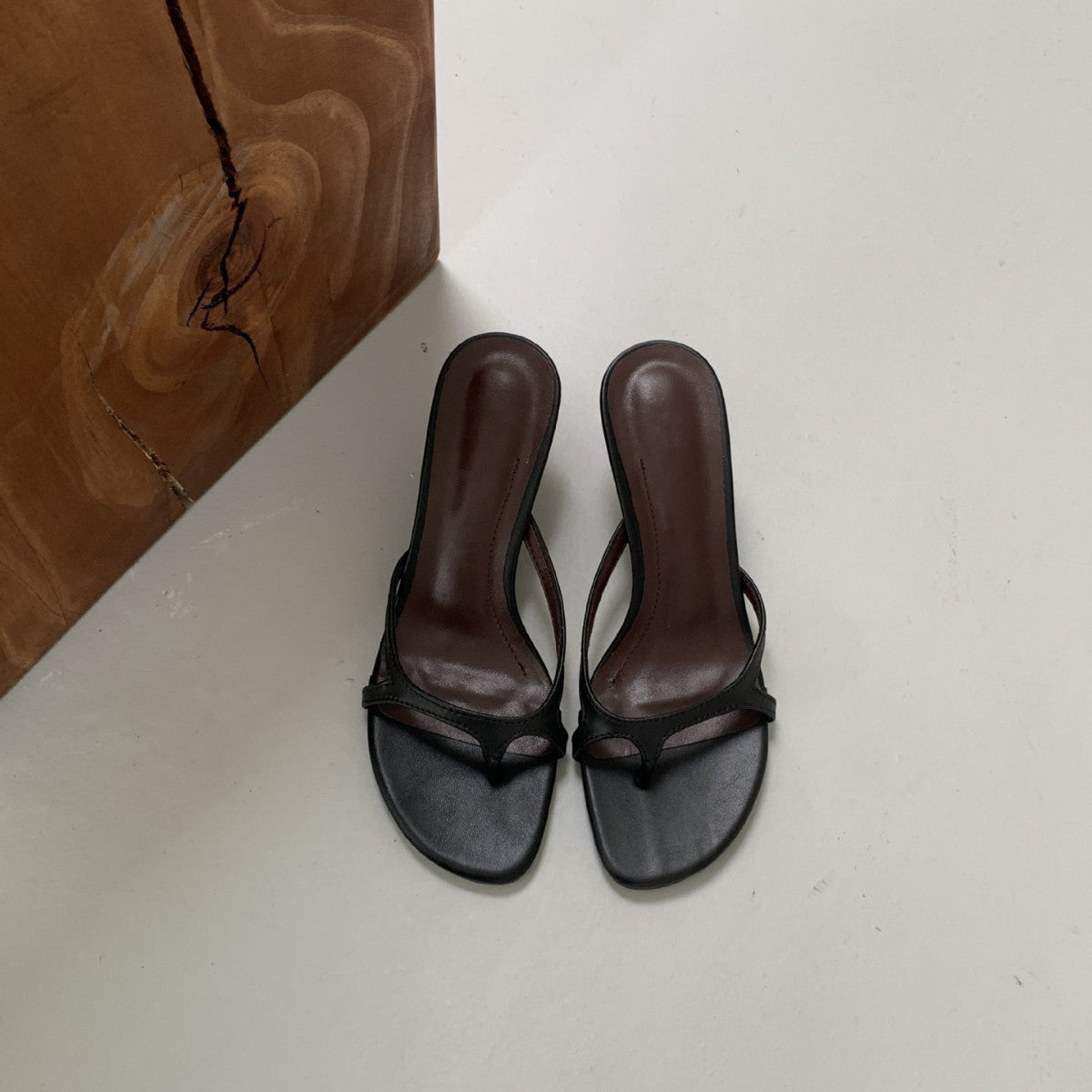 Toe Clip style français Élégantes Sandales à talons hauts