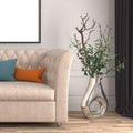 Ensemble 4 pièces de branches d'olive artificielle avec quatre feuilles chacune