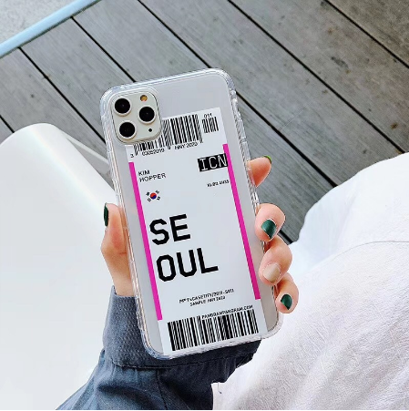 Cas de téléphone de billet