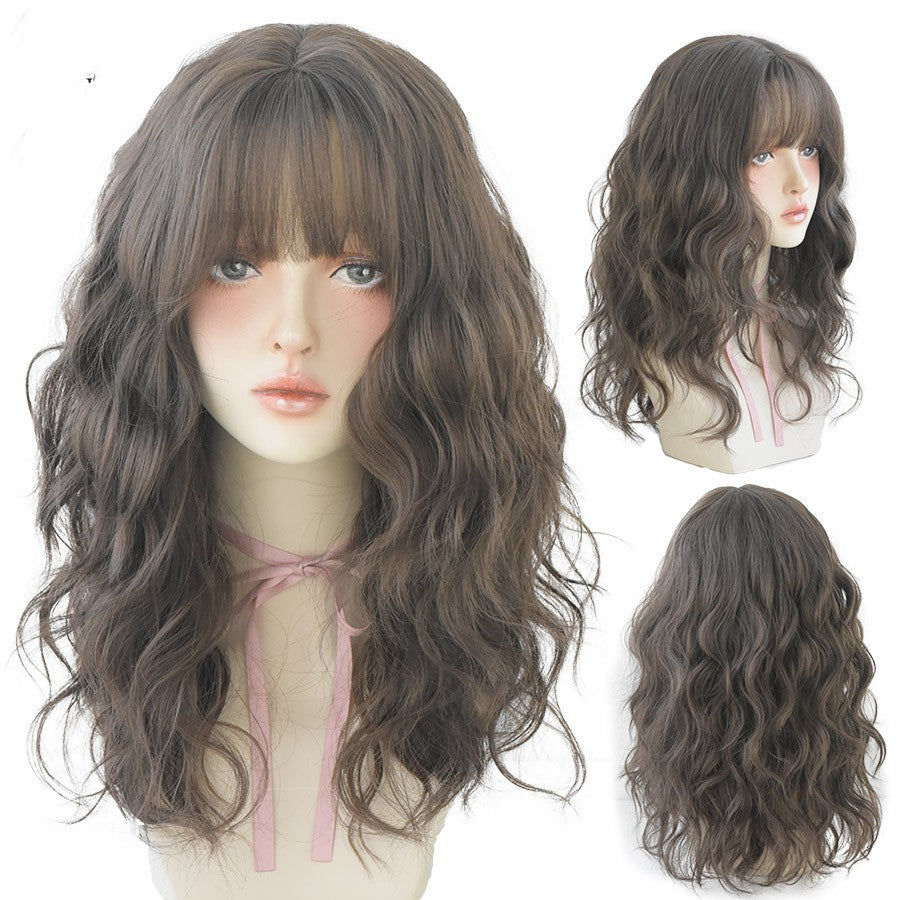 L'Europe et l'Amérique Air Bangs Water Ripple Curls