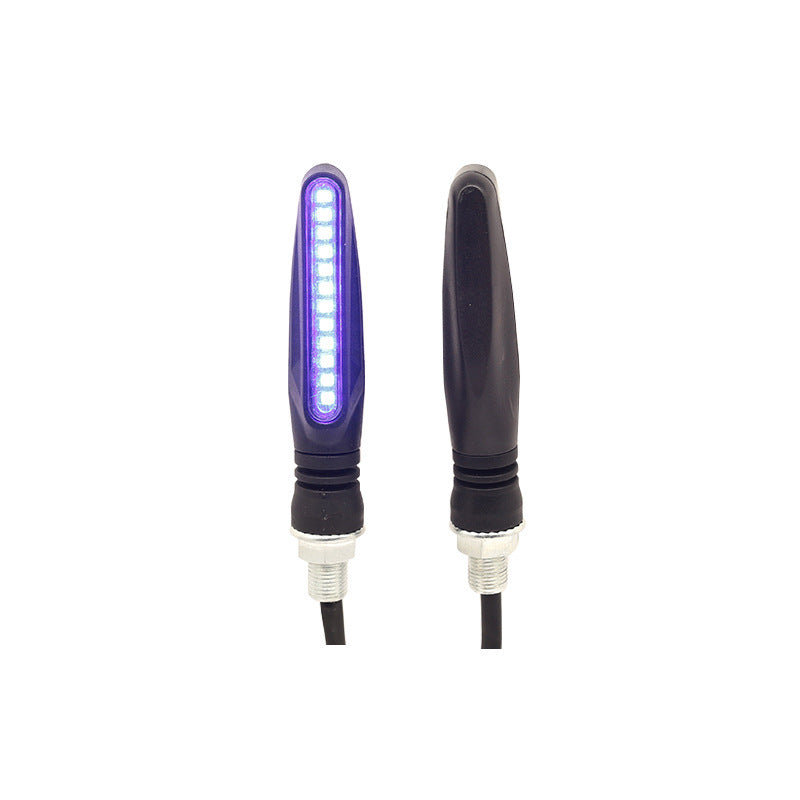 De bande LED Sequential Turn Signals pour les accessoires de moto modifiés 12V lumière de course