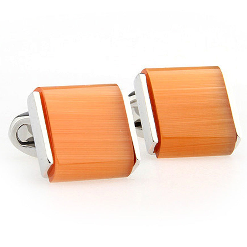 Boutons de manchette Opal Business Elite French Style Bouton de manchette