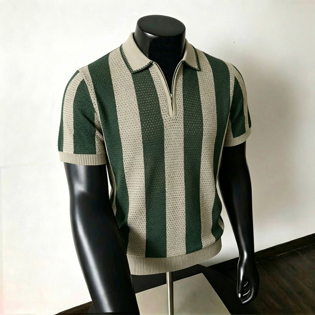 Stylish Men's Trendy Short-Sleeve Mesh Shirt
