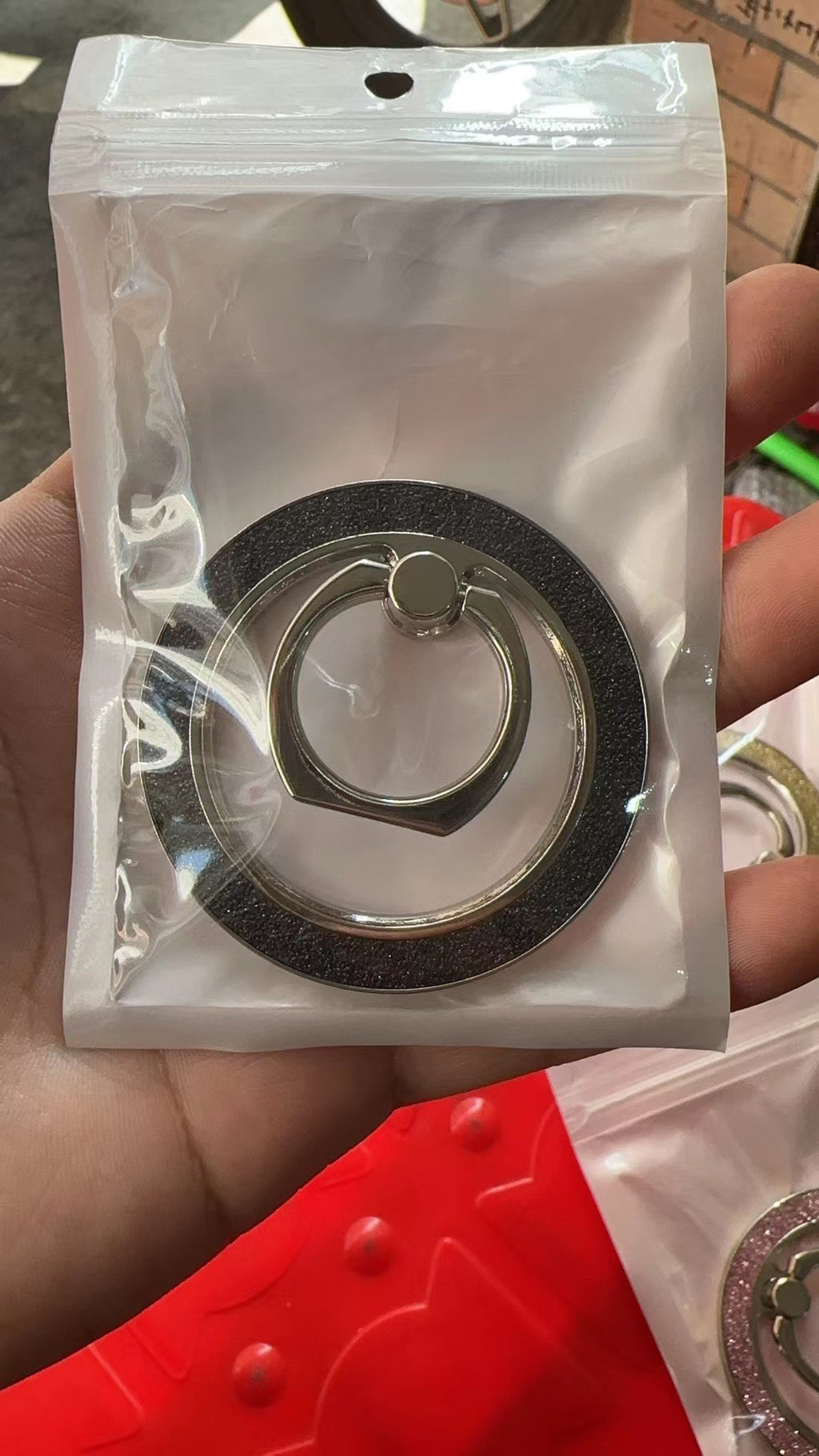 Support de bague magnétique Magsafe en métal ultra-mince