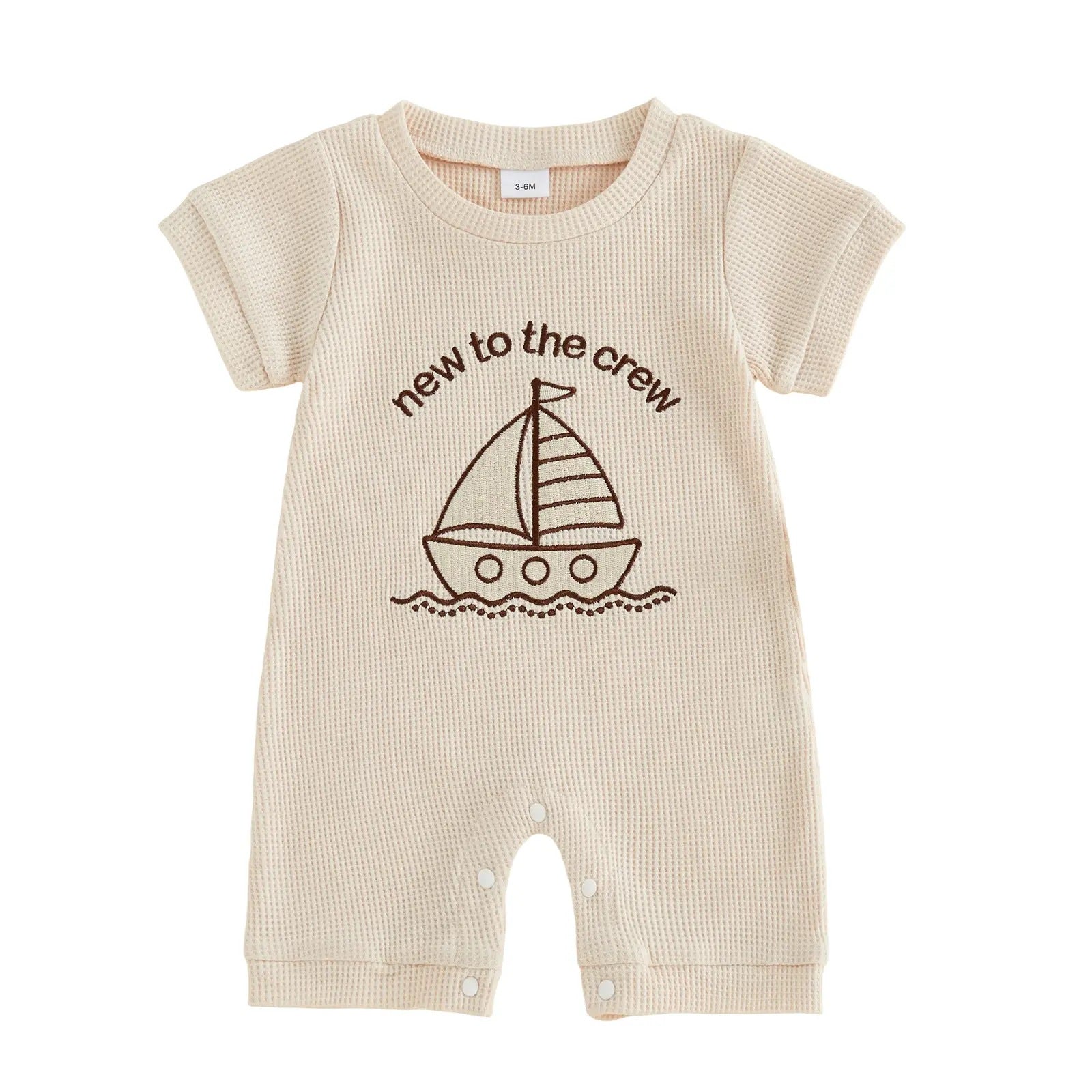 Lettre Bébé Romper d'été