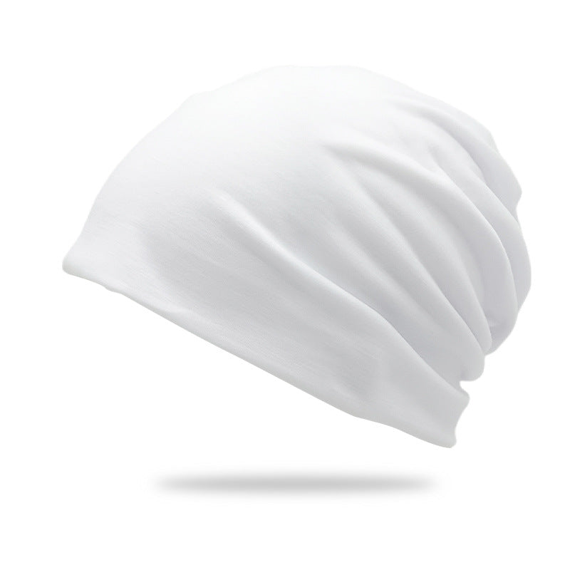 Bonnet de pull double couche de couleur solide style mince