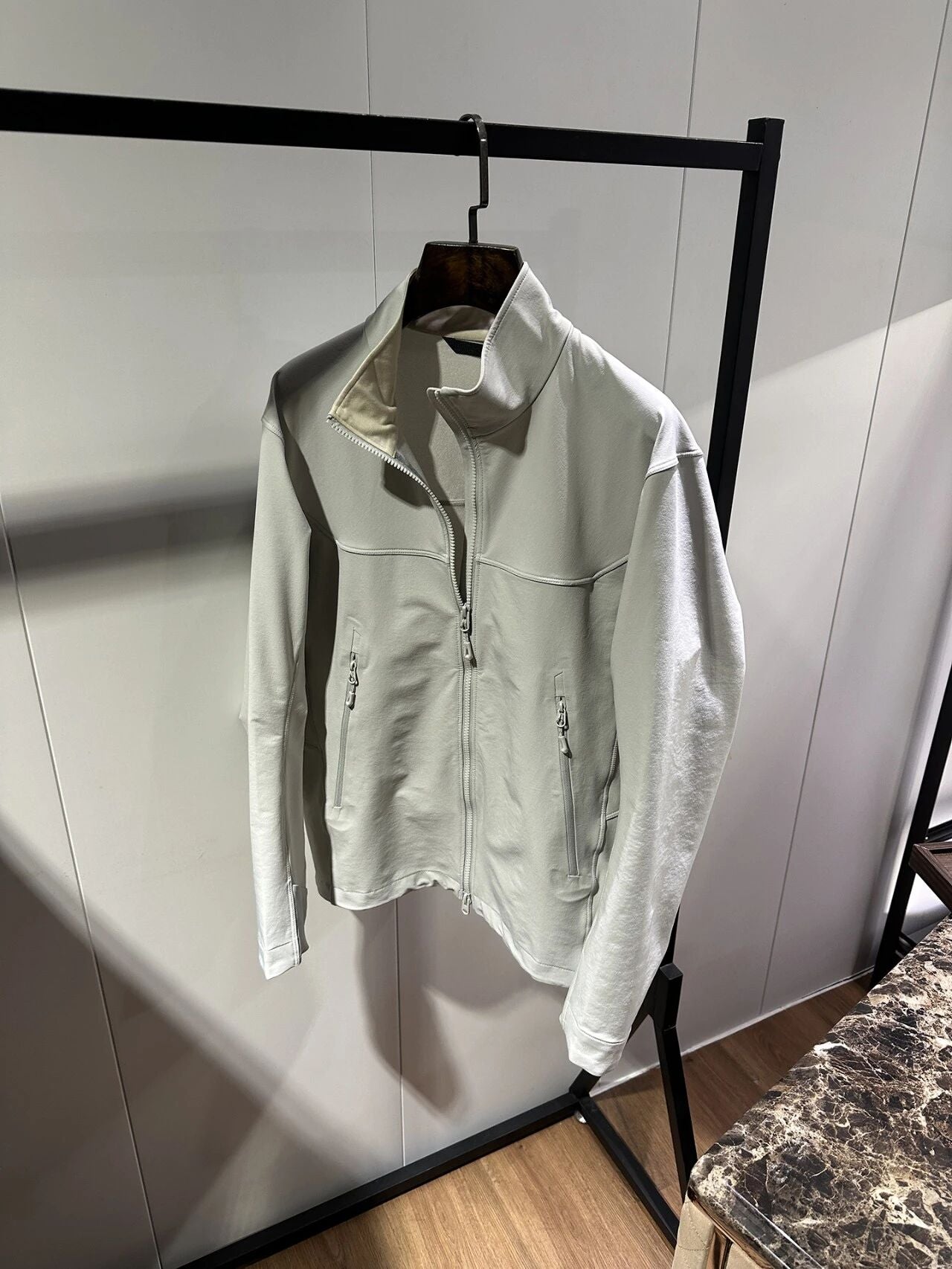 Homme Slim Fit Soft Shell Jacket avec doublure en polaire