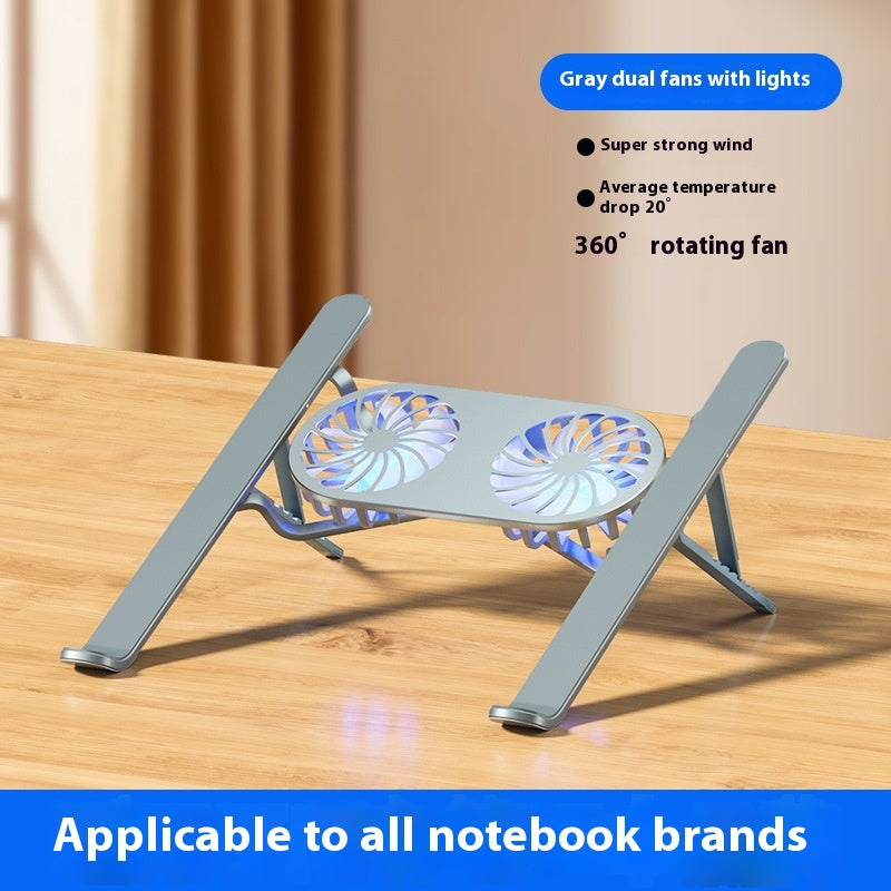 En alliage d'aluminium Notebook Stand Portable Polding Lifting Tablet Height Augmenter Bureau Tw