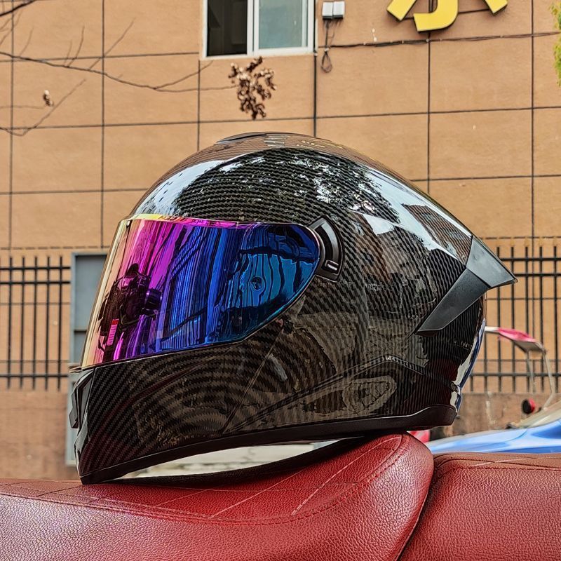 Casque de moto homme Bluetooth chaud plein visage quatre saisons