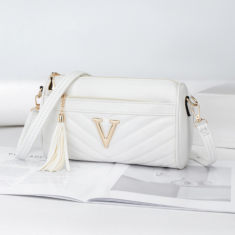 Sac à épaule rouge élégant et polyvalent