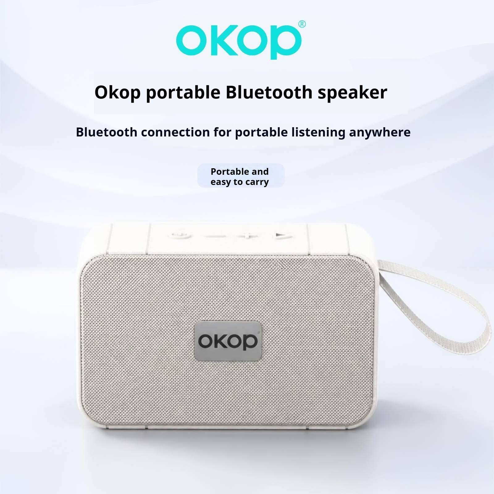 KP-869 Haut-parleur Bluetooth sans fil le plus vendu Poignée portable Longue durée de vie de la batterie Minimalis
