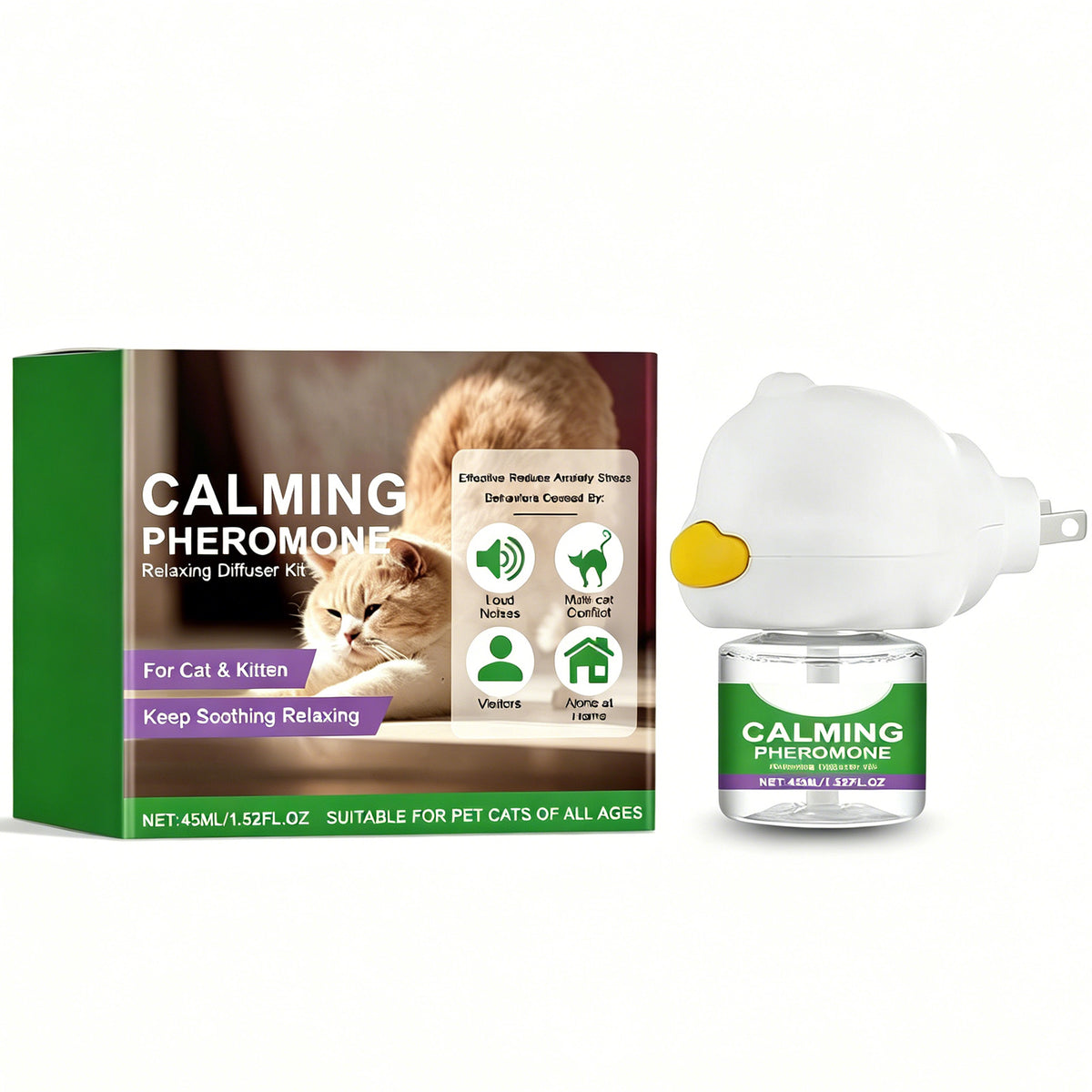 Cat Calming Pheromone Diffuser Kit 45ml