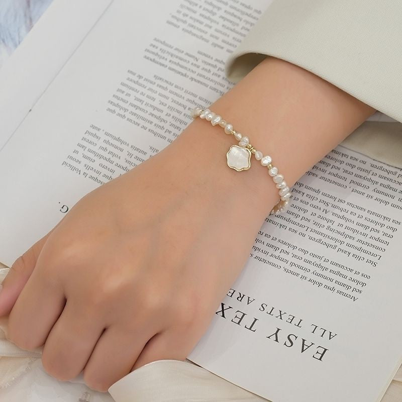 Bracelet de collier de perles d'eau douce pour femmes