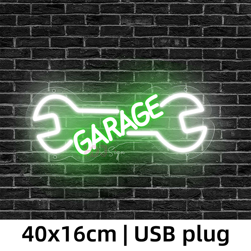 Réparation de voiture de moteur Image personnalisée LED Décoration