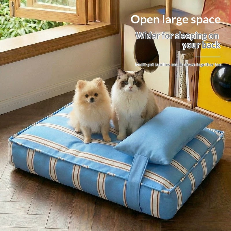 Tapis de chat amovible et lavable Sofa Cat Bed Dog Kennel