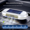 Solar Powered voiture purificateur d'air générateur d'ozone Odor Remover Désinfection intérieure automatique Dev
