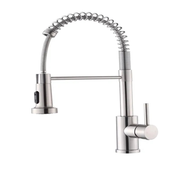 Robinet de cuisine avec pulvérisateur pulvérisateur industriel 1 poignée 1 trou ou 3 trous Robinet pour ferme