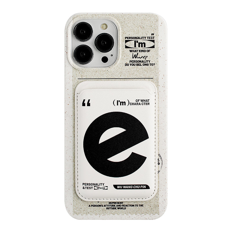 Cas de téléphone magnétique créatif biodégradable